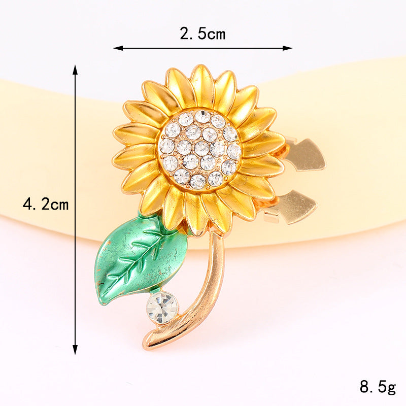 Sunflower Stone Cufflinks (Pair)