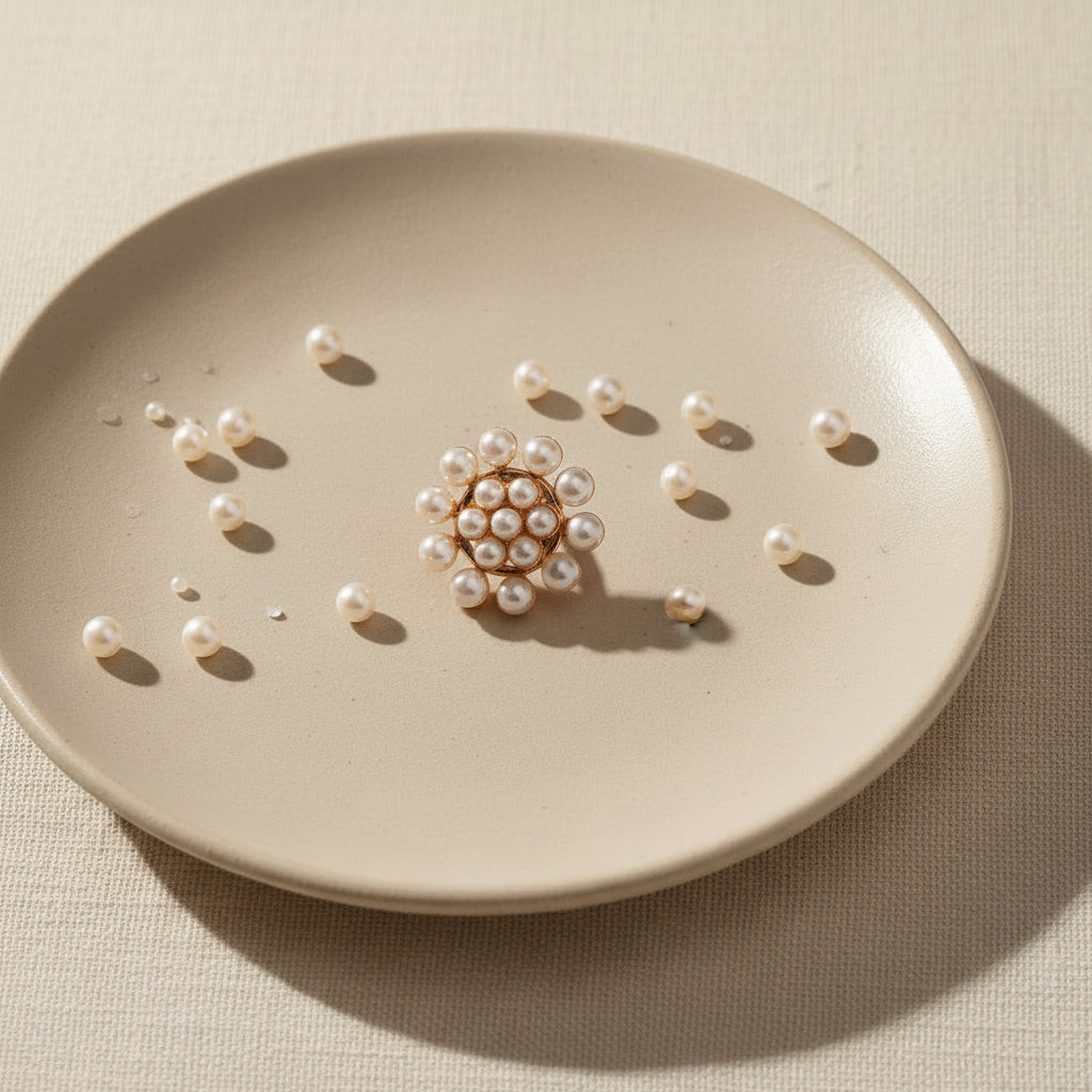 Pearl Cluster Cufflinks (Pair)