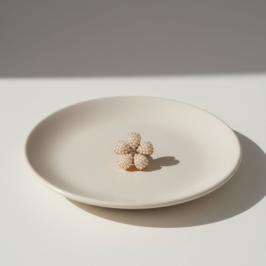 Pearl Petal Cufflinks (Pair)