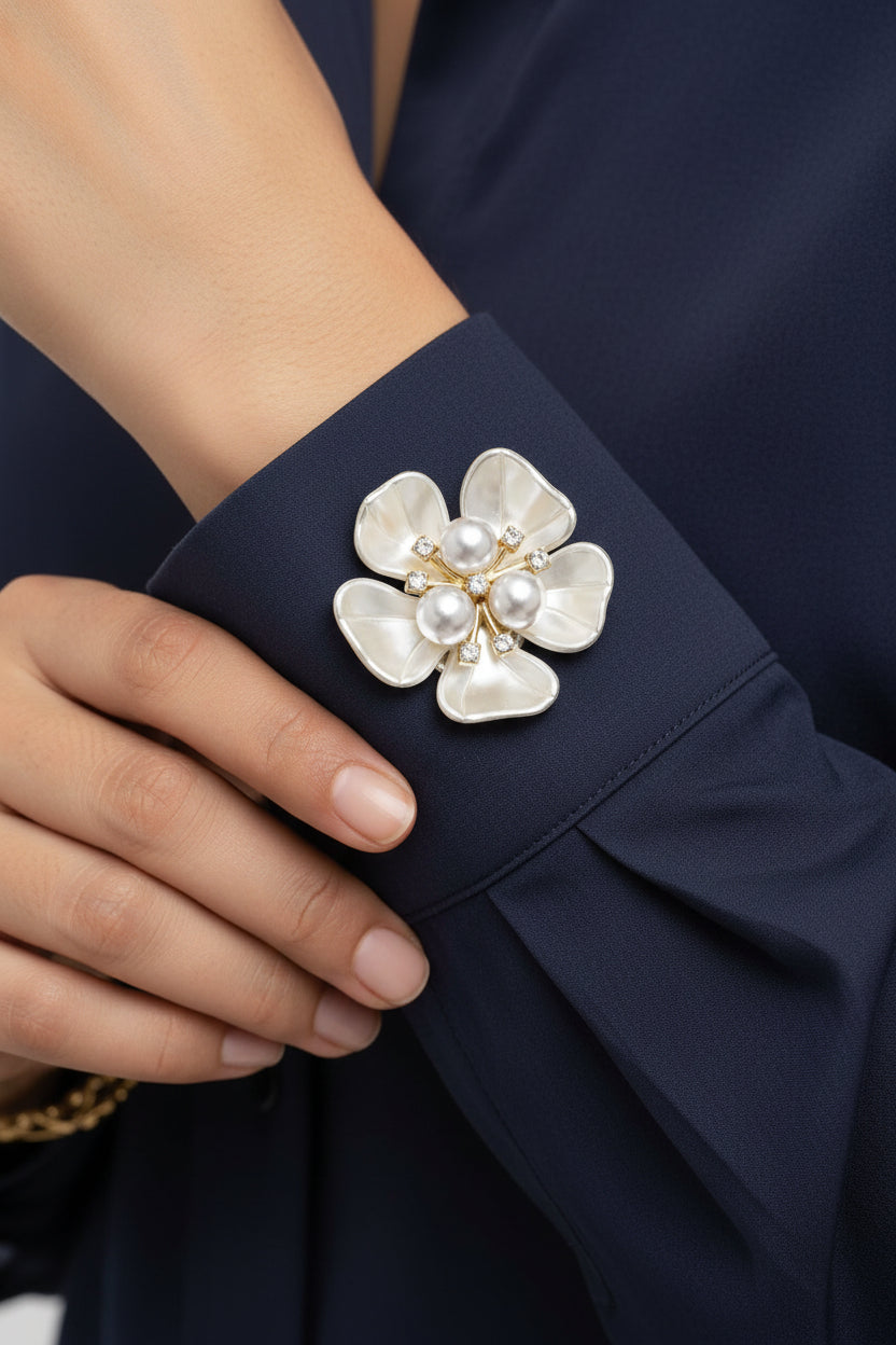 Ivory Blossom Pearl (Pair)