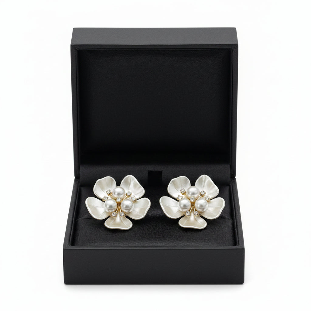 Ivory Blossom Pearl (Pair)