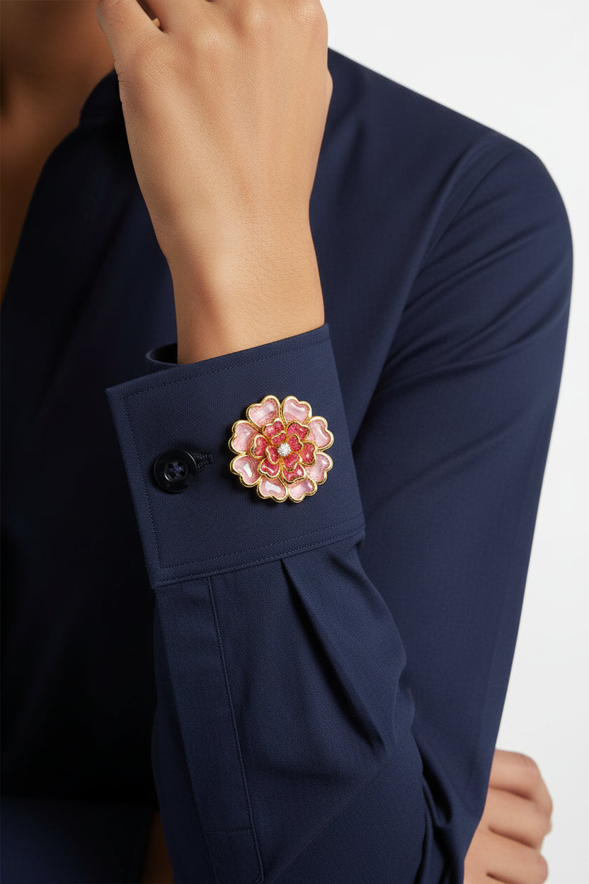 Rose Bloom Crystal (Pair)