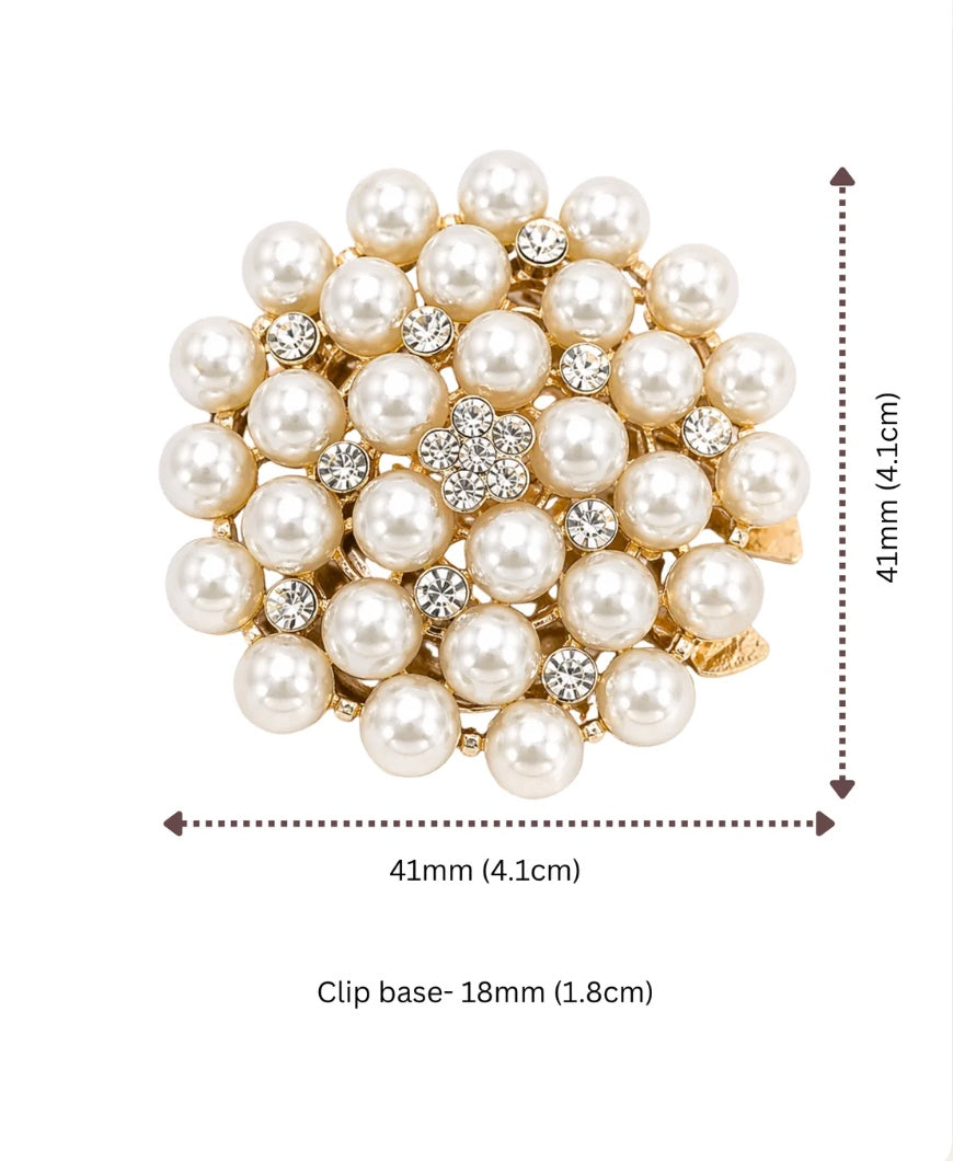 Pearl Bloom Button Covers (Pair)